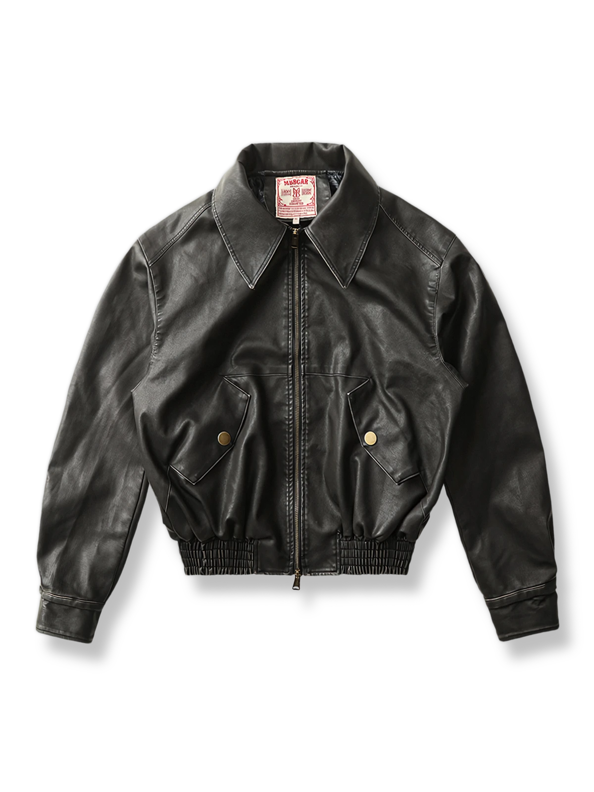 ヴィンテージPUレザーフライトジャケット クラシック＆モダン