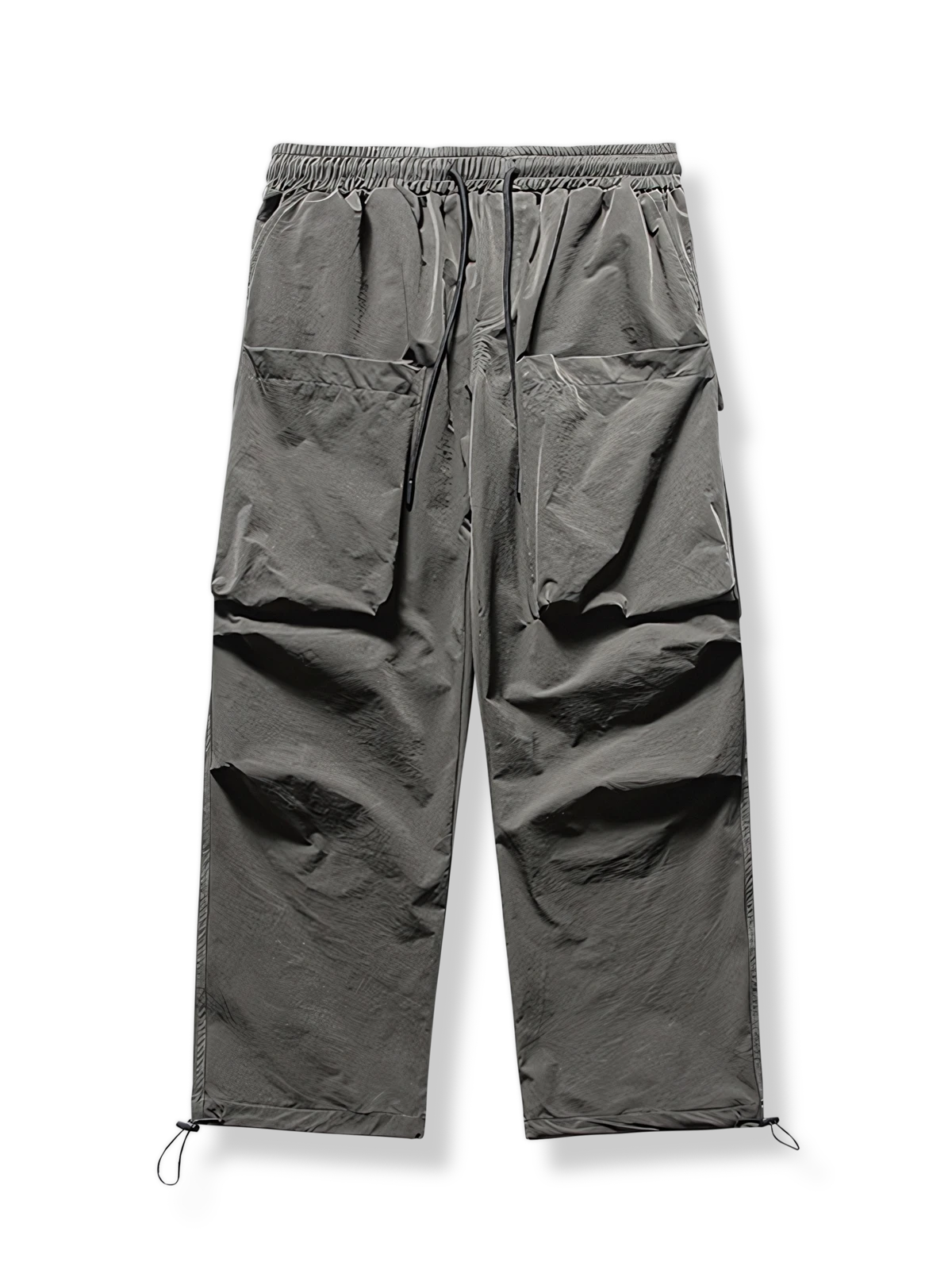 裾絞り 立体ポケット付きスラックス