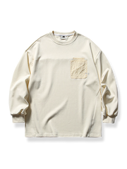 異素材ポケットコンビ ラグラン ロンＴシャツ