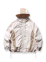 ピンクパッチワーク ウィンドブレーカー