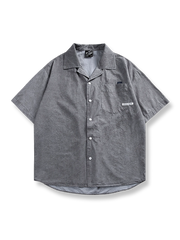 タイダイ ウォッシュ キューバカラーシャツ