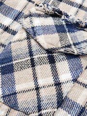 裾処理 ウォッシュドY2K チェック柄シャツ