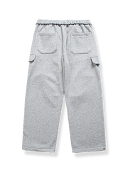 リベット 裏起毛スラックスパンツ