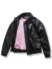 厚めPUレザージャケット