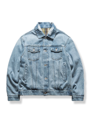 ウォッシュ加工  ダメージデニムジャケット