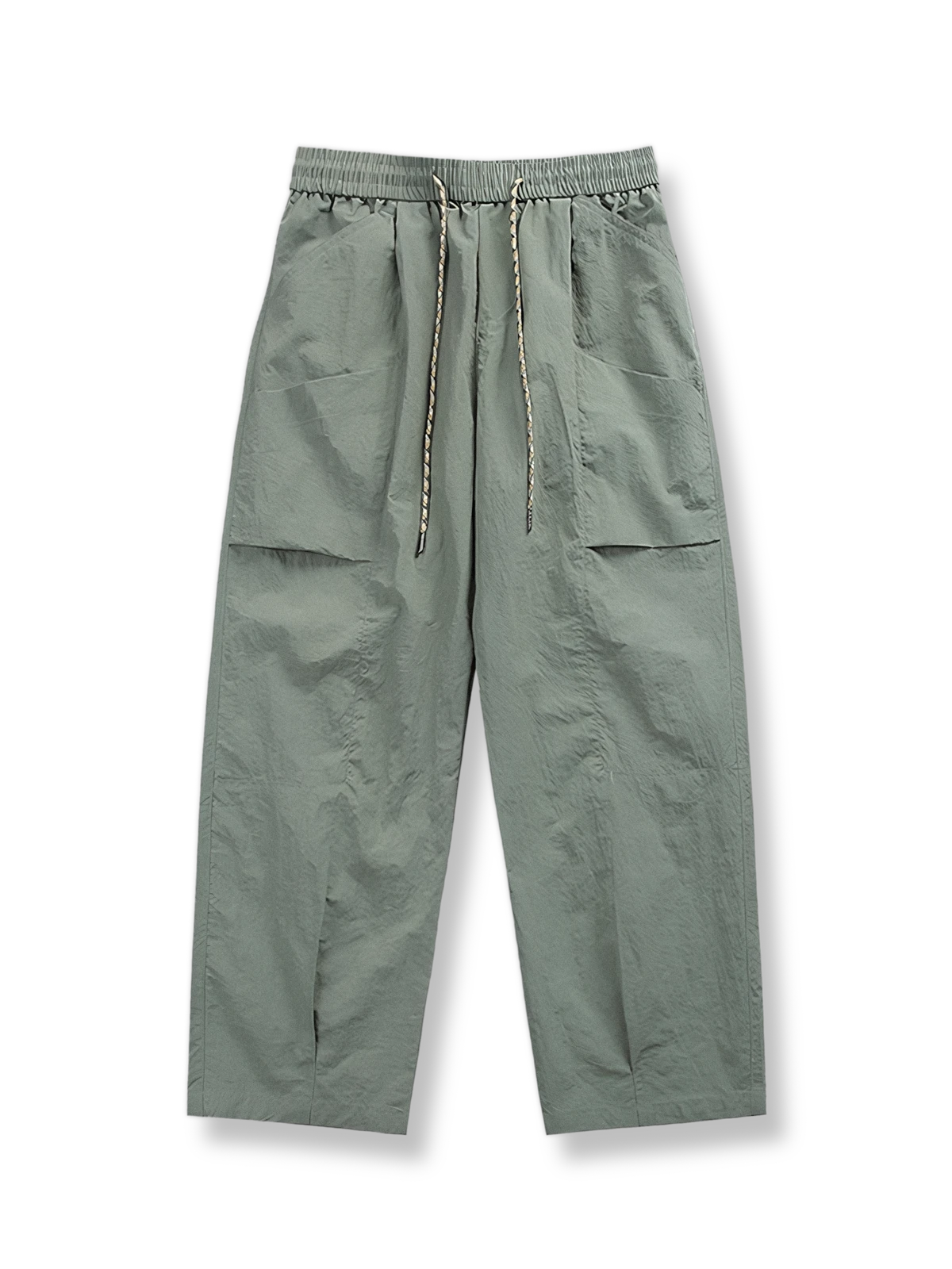 立体ポケットストレートカジュアルパンツ