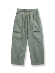 立体ポケットストレートカジュアルパンツ