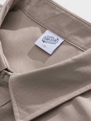 フラップポケット付き ベーシック長袖シャツ