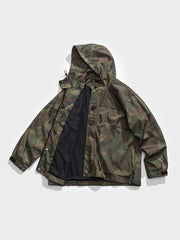 撥水ゴアテックス カラーブロック マウンテンジャケット