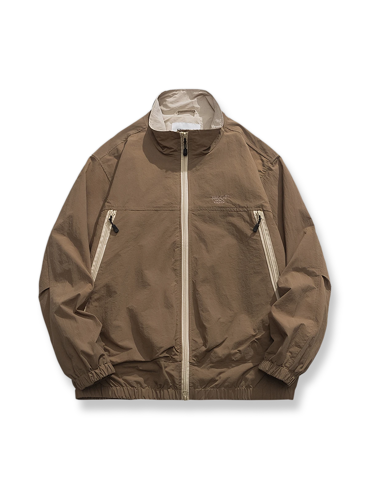 機能ポケット 配色切替ジャケット