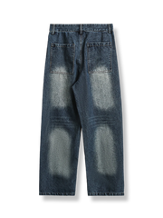 ルーズカット デニムパンツ