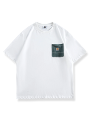 デニム パッチポケット Tシャツ