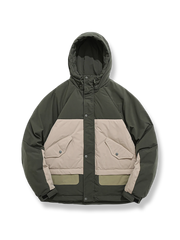 マルチポケット アウトドア ダウンジャケット