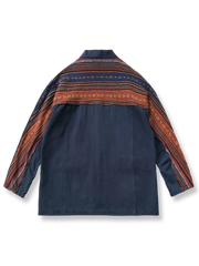 ナバホ織りパッチワーク はんてん