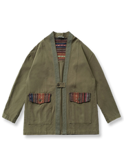 ナバホ織りパッチワーク はんてん