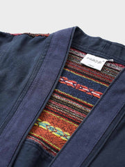 ナバホ織りパッチワーク はんてん