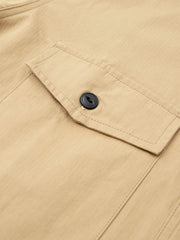 非対称ポケット ワークシャツ