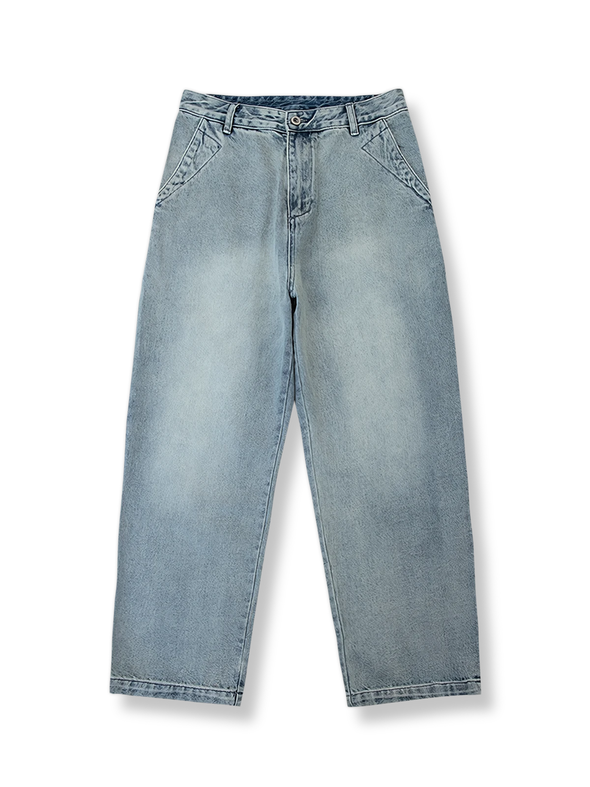 ウォッシュド加工  デニムパンツ