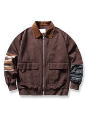 カラーブロックジャケット正面画像