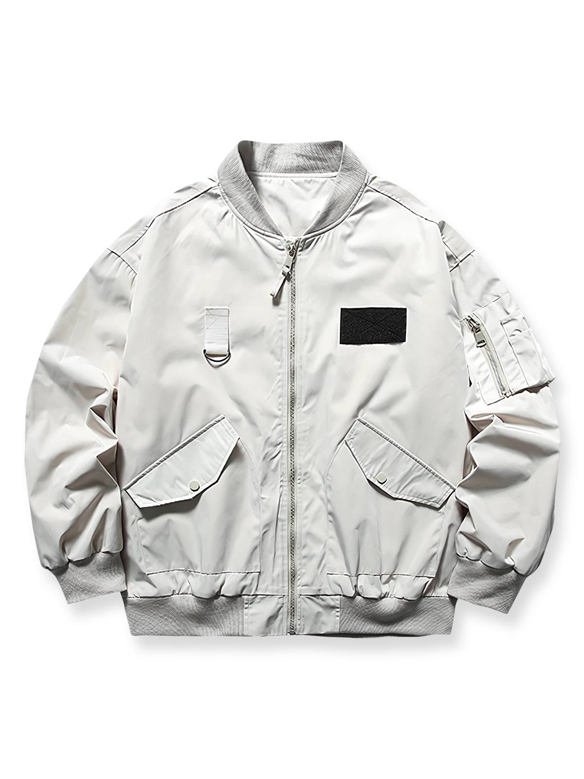 製品画像
"改良型カラーMA-1フライトジャケット、クラシックなMA-1デザインに新しいカラーリングを採用、メタルジッパーと多機能ポケットで実用性アップ、快適なシルエットで日常のカジュアルスタイルから特別なシーンまで活躍"

詳細画像
"改良型カラーMA-1フライトジャケット、個性的なカラーバリエーション、メタルジッパーと多機能ポケットデザイン、改良されたシルエットが快適な着心地を提供"