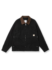 襟コーデュロイ配色切替 ジャケット