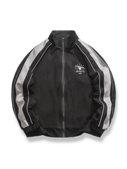 パッチワーク刺繍 立ち襟ジャケット