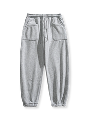 フリース裏地 ポケット ジョガーパンツ