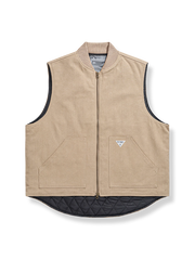 ポケット付き 立襟多機能ベスト