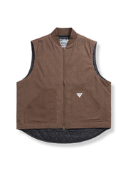 ポケット付き 立襟多機能ベスト