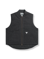 ポケット付き 立襟多機能ベスト