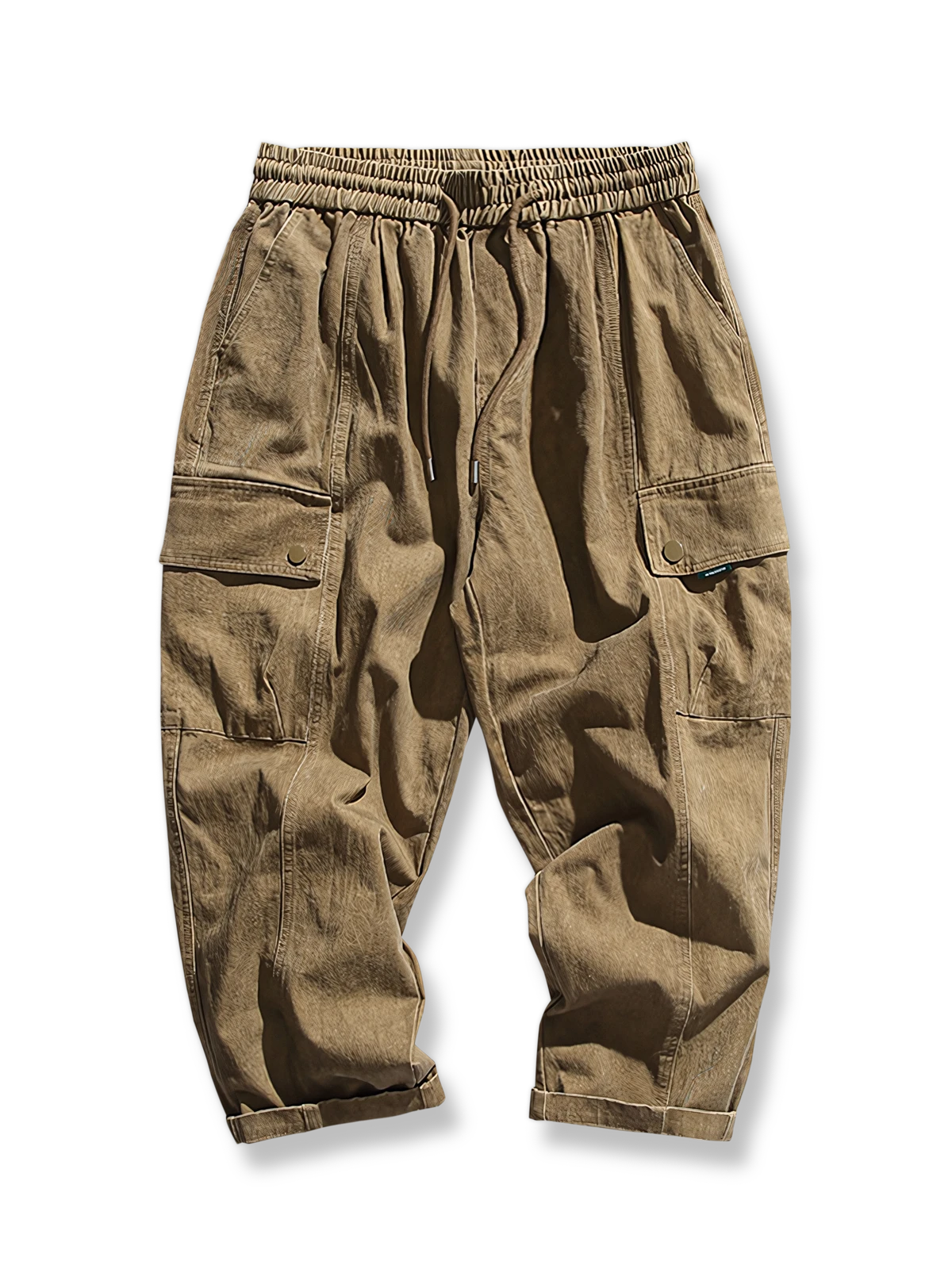 3色展開  ウエストゴム 3Dポケット パンツ