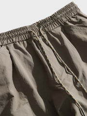 機能性 立体ポケット ナイロン ロングパンツ