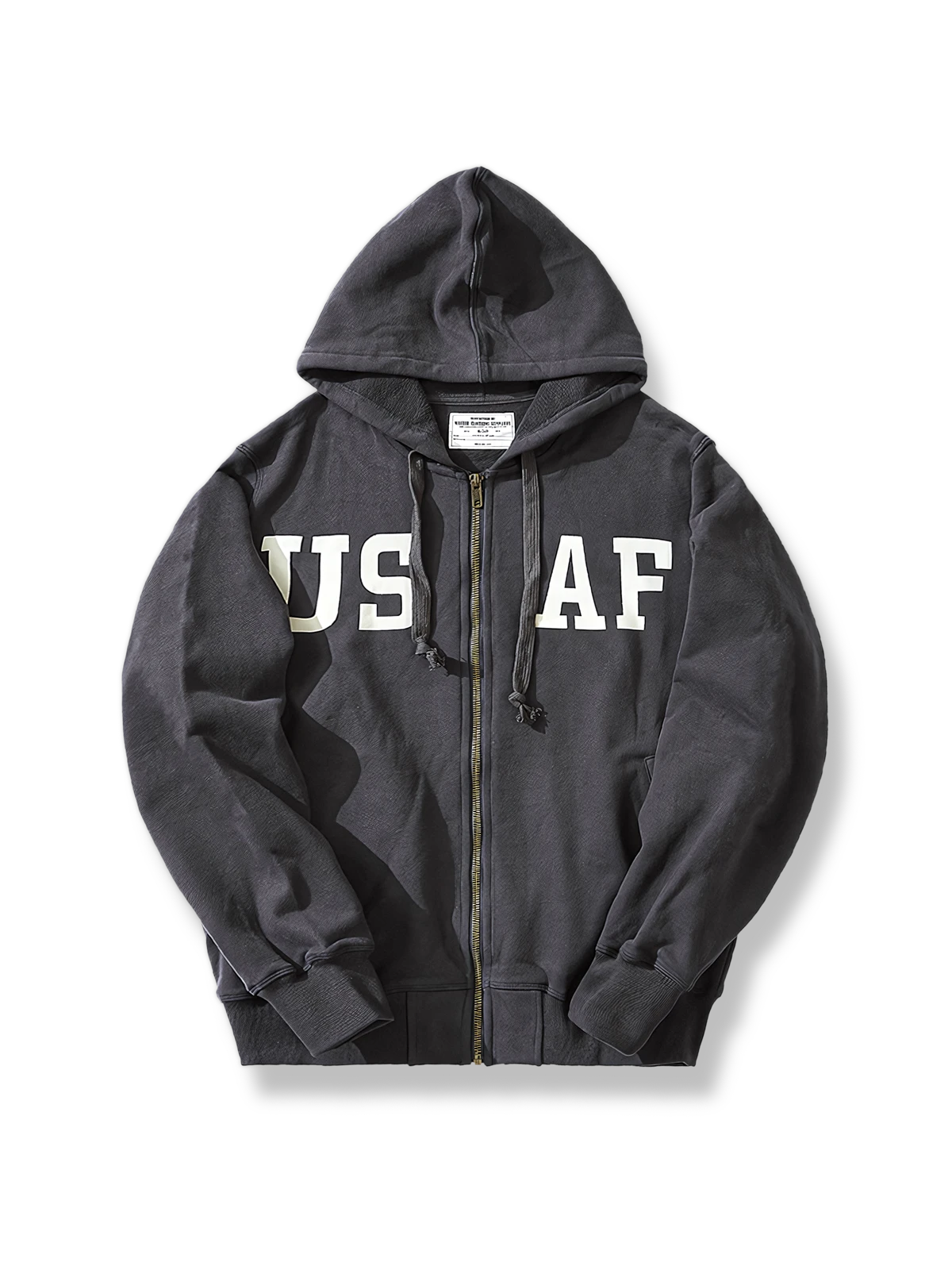 USAFプリント フード付きスウェット