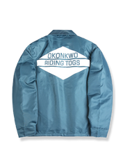 防水プリント 中綿 コーチジャケット