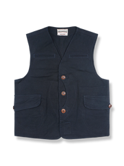 ワークスタイル コットンVネック ベスト