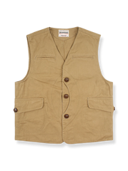 ワークスタイル コットンVネック ベスト