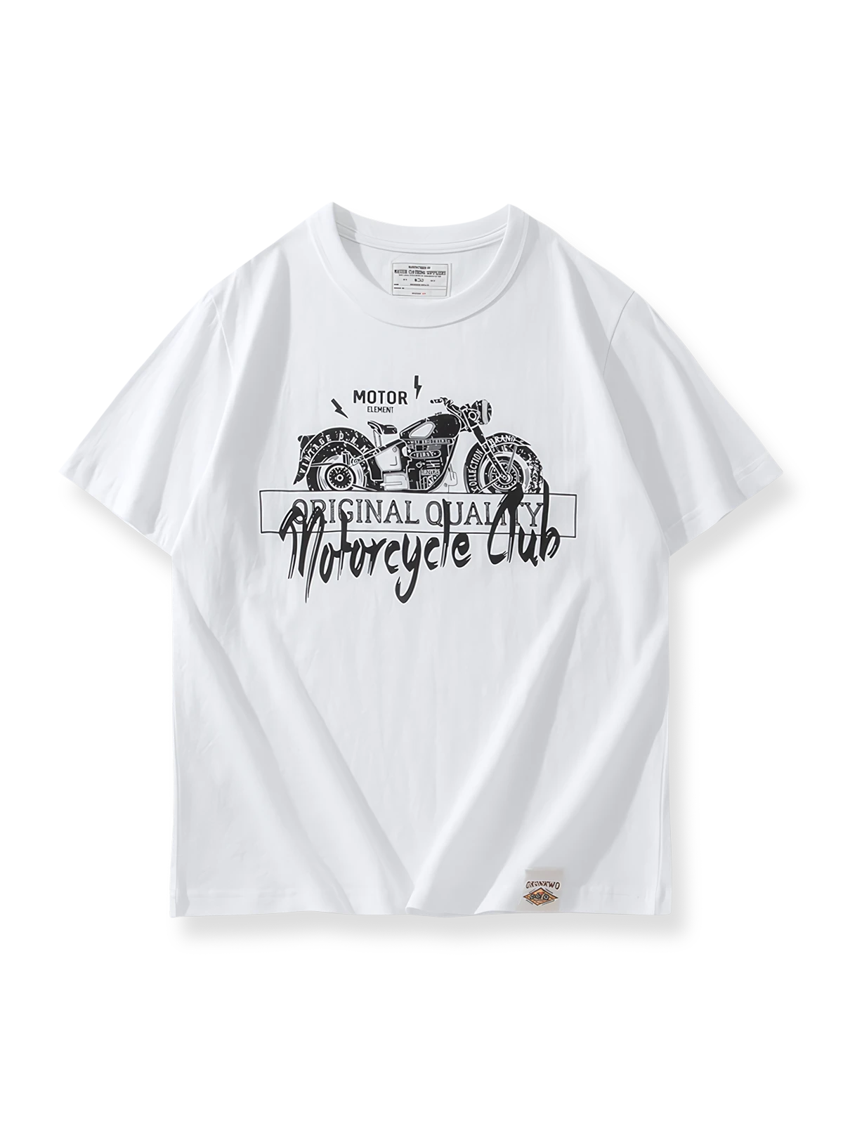 レトロバイクプリント Tシャツ