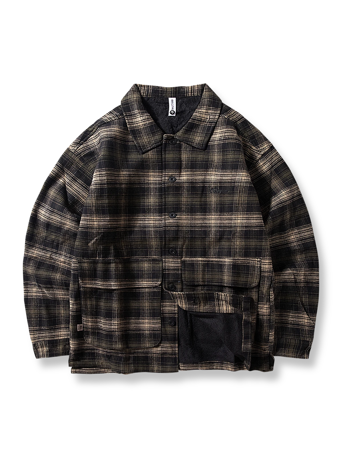 製品画像
「クラシックなバイカラーチェック柄デザイン、100%コットン表地とポリエステル裏起毛素材、冬の保温性と快適な着心地を提供する厚手シャツジャケット」

詳細画像
「100%コットン表地のチェック柄シャツジャケット、ポリエステル裏起毛素材で抜群の保温性、ゆったりとしたルーズフィットシルエットで幅広い体型に対応」