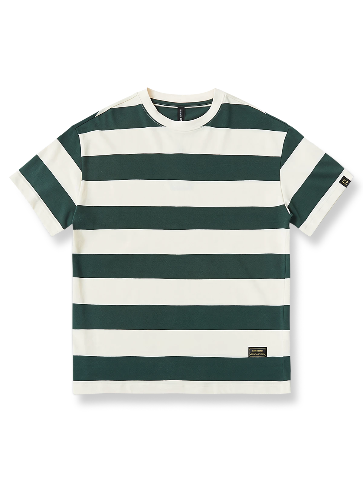 コーストビーコン グリーン＆ホワイト ストライプTシャツ