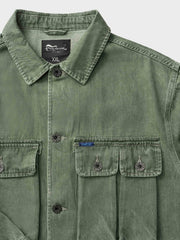 バイオ＆サンド ウォッシュ加工 デニムジャケット