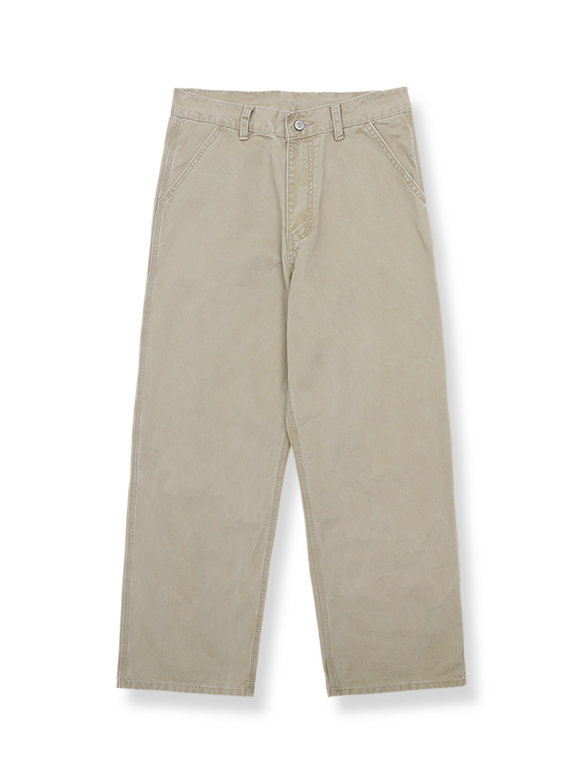 ヴィンテージ風ストレートパラトルーパーカーゴパンツの全体像