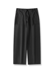 ヴィンテージカーキストレートワークパンツ全体画像