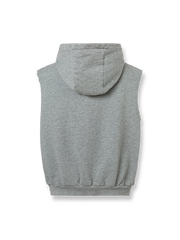 ヘビーウェイトノースリーブフーディ正面展示