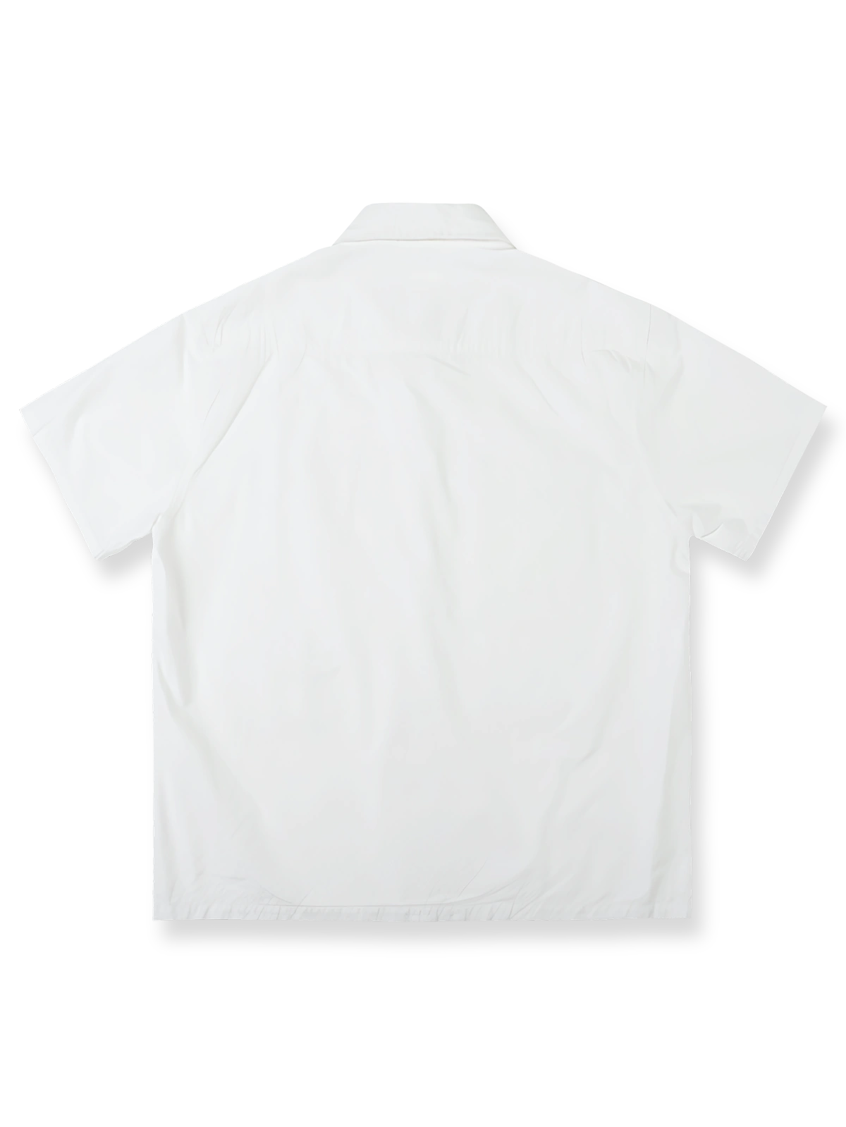 多ポケットリネンコットンワーク半袖シャツ正面展示