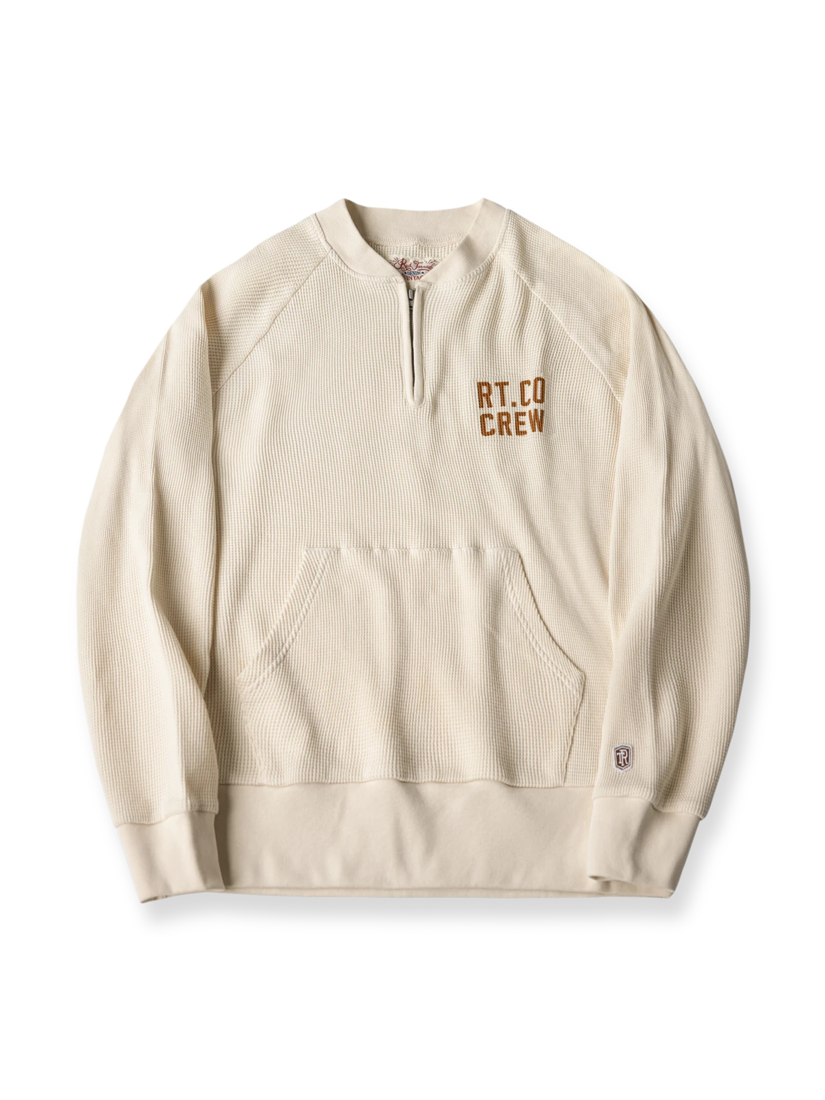 アイビースタイル ワッフル織り長袖Tシャツ