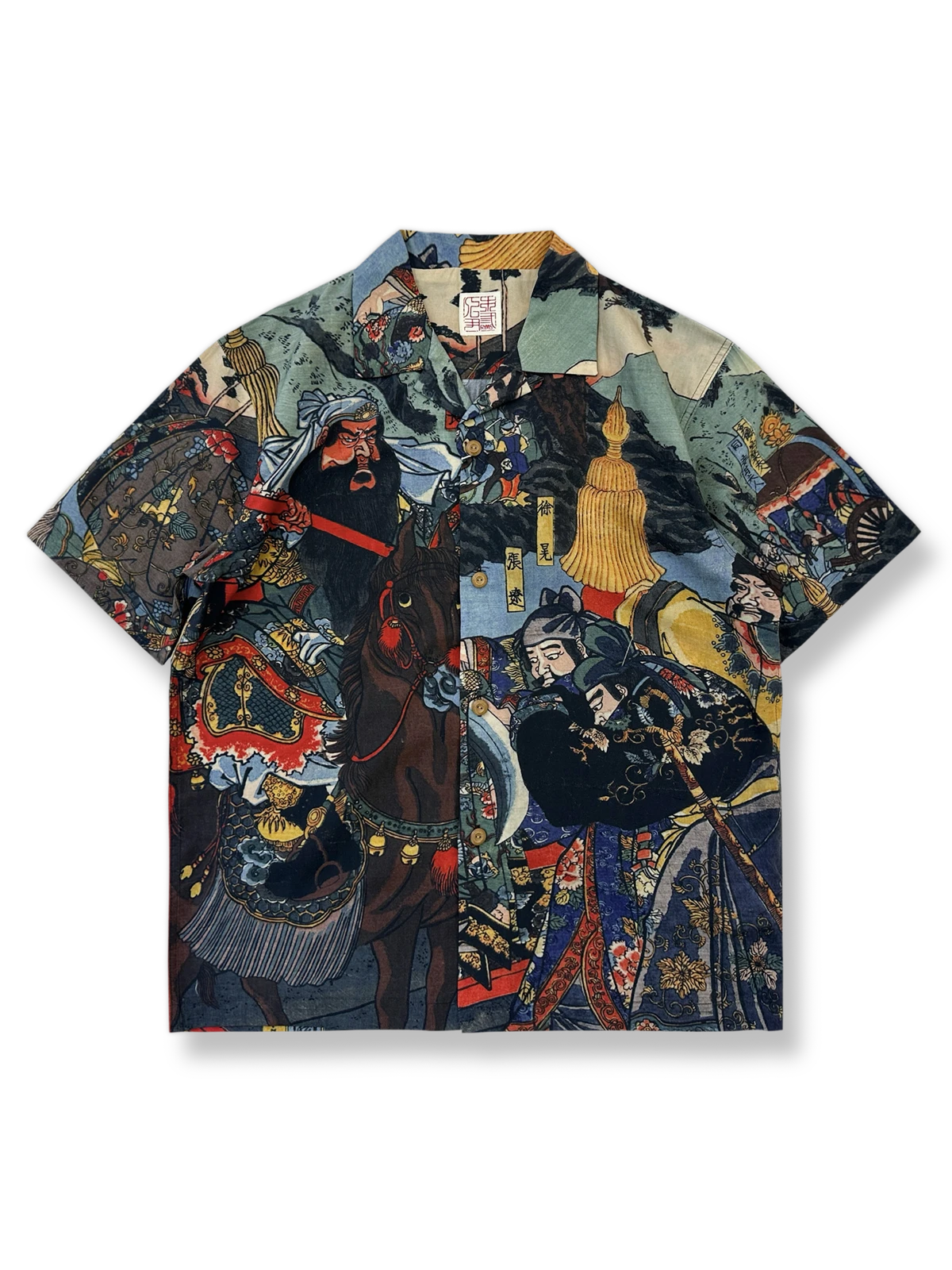 三国志 関羽デザイン ハワイアンシャツ