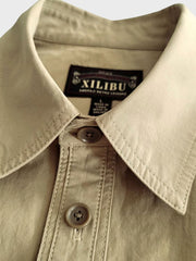 大ポケット ワークス長袖シャツ