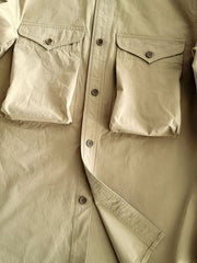 大ポケット ワークス長袖シャツ