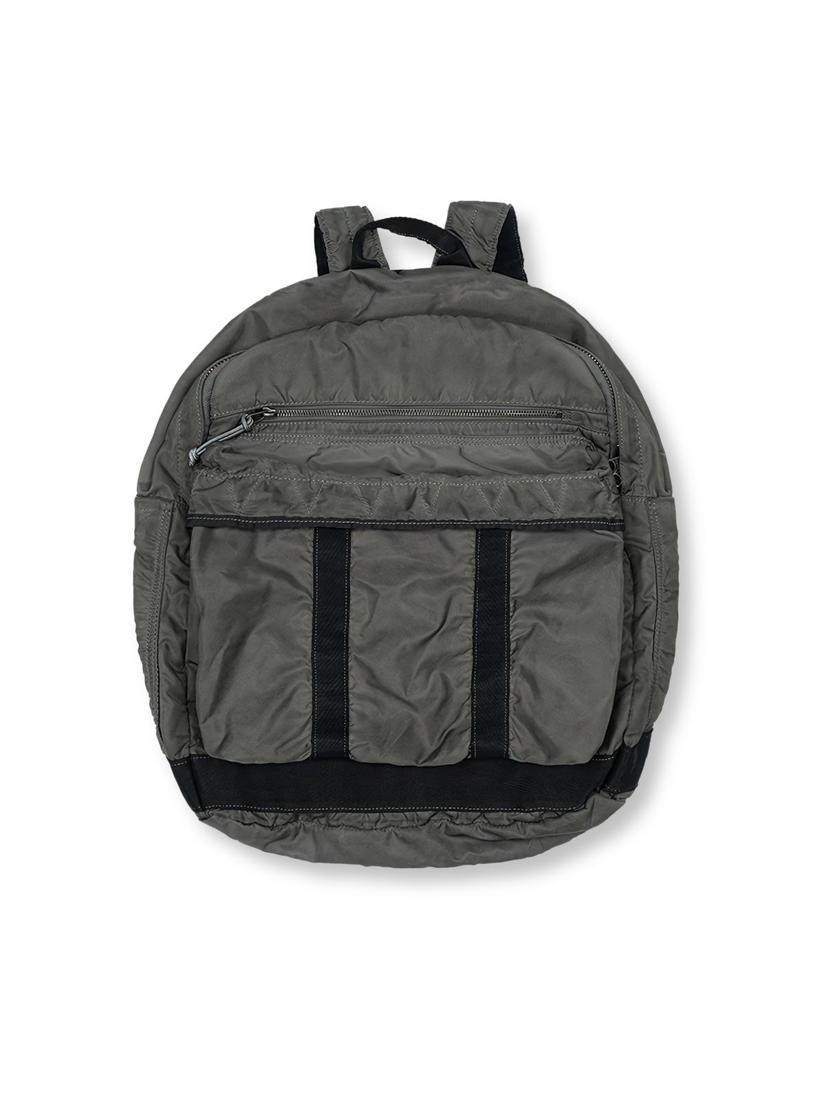 ウォッシュド メタリック バックパック