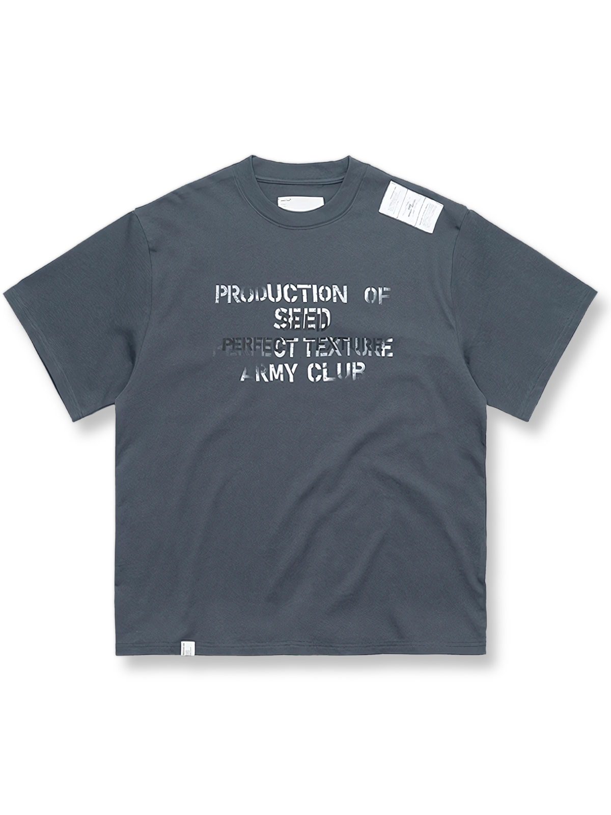 【予約】ウォッシュドピマコットンスローガンTシャツ